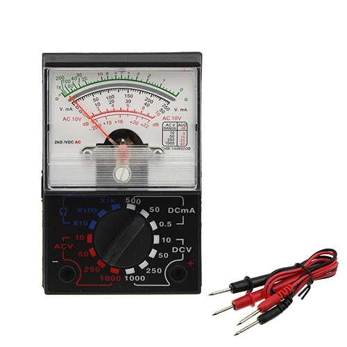 Analogue Multimeter Voltmeter Electrical Continuity Tester Sunma YX 1000A