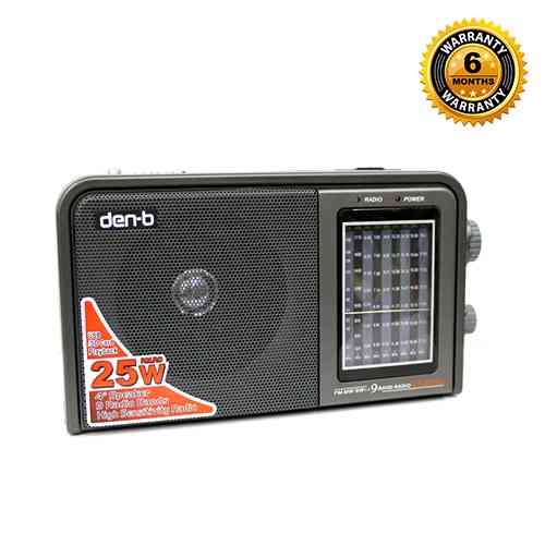 Rechargeable FM Radio Den-b KS-828U