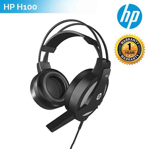 HP Wired Gaming PC Headset Stereo Sound HP H100 Headphone