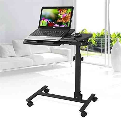 Portable folding laptop reading table