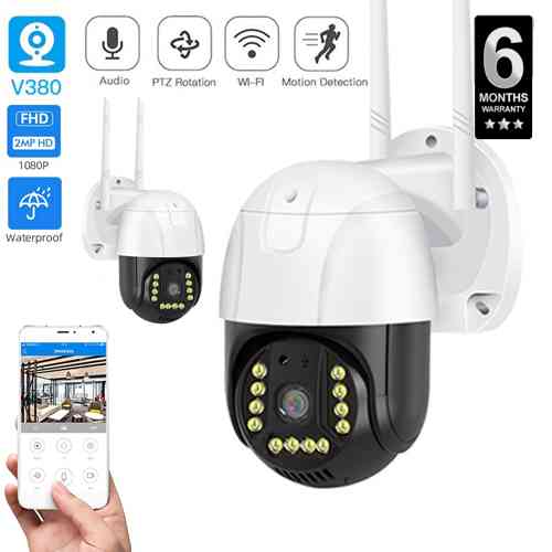 V380 Pro Wifi Camera Wifi Outdoor Camera PTZ WIFI IP Camera 1080P