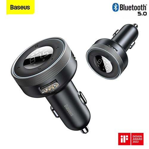 Baseus FM Transmitter Car Bluetooth 5.0 Music Adapter