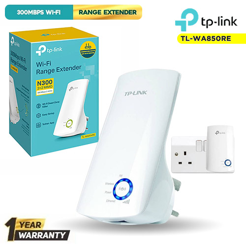 TP Link 300Mbps WiFi Range Extender TL-WA850RE