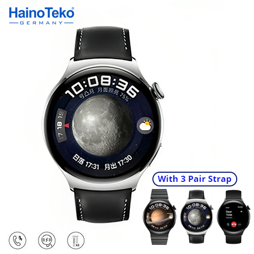 Haino Teko RW-34 Smart Watch AMOLED Display with 3 Pair Strap