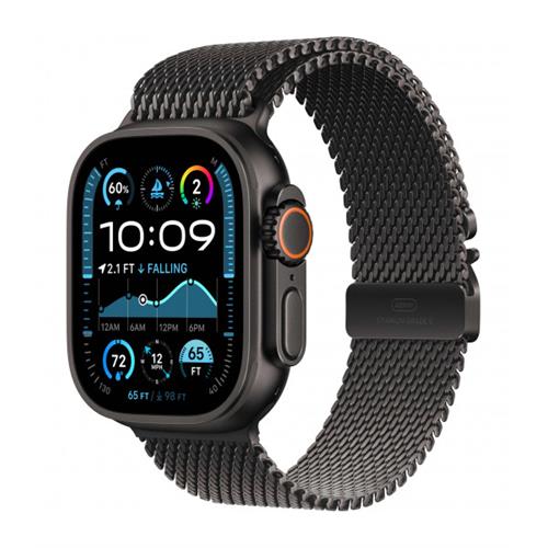 Apple Watch Ultra 2 with Titanium Milanese Loop