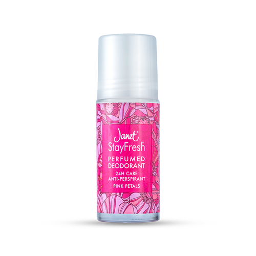 Janet Perfumed Deodorant - Pink Petals - 50ml