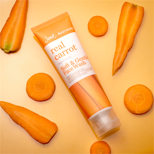 Real Carrot Soft & Gentle Face Wash - 100 ML