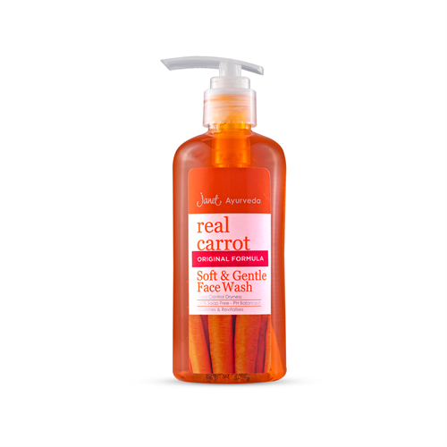 Real Carrot Soft & Gentle Face Wash - 300 ML