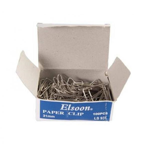 Elsoon Triangular Paper Clips 31mm (1.2inch) LS931 -100 Pieces