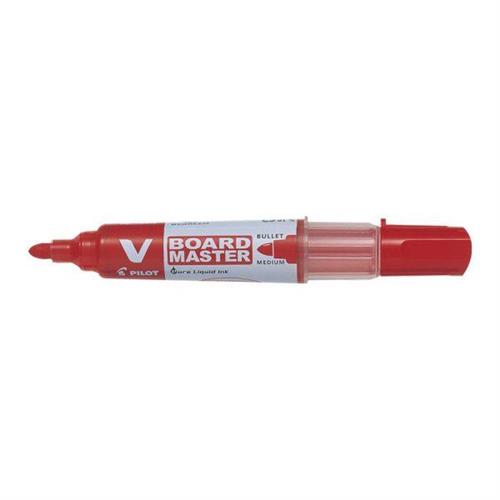 Pilot V Board Master Medium Bullet Highlighters Red