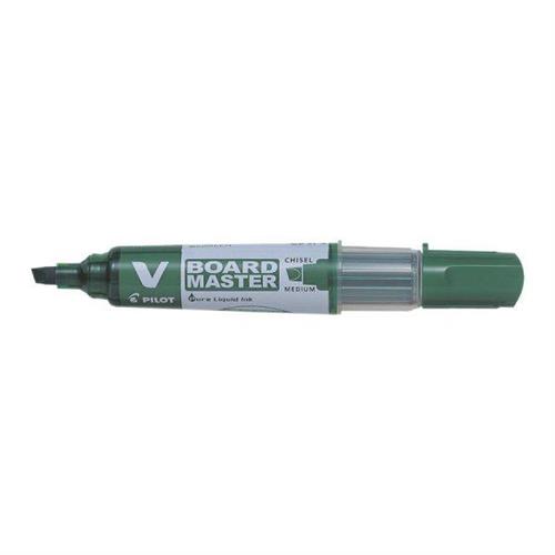 Pilot V Board Master Medium Chisel Highlighters Green