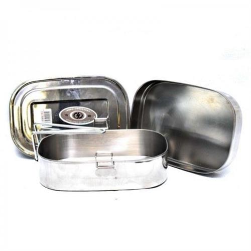 Stainless Steel Lunch Box 1L Silver