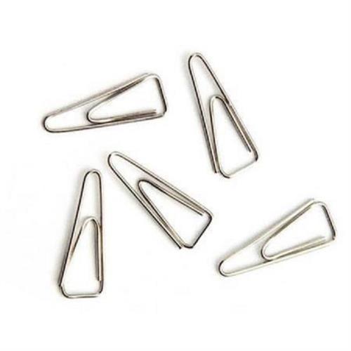 Triangular Steel Paper Clips 100 Pack