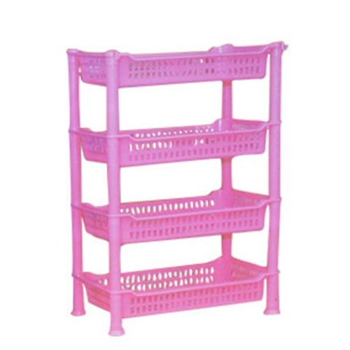 Daxer 04 Tier Plastic Kitchen Rack DKR 01 Pink