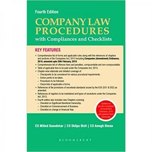 Companies Law Procedures with Compliances and Checklists