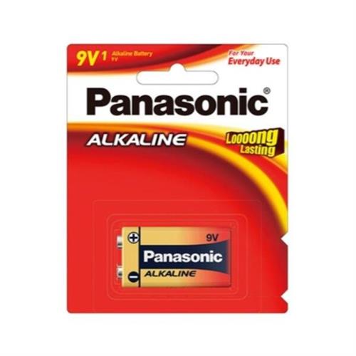 Panasonic Alkaline 9V Battery 1 PCS 6LR61T/1B