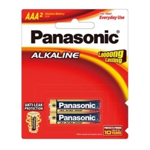 Panasonic Alkaline AAA Battery 2 PCS LR03T/2B