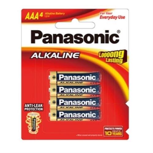 Panasonic Alkaline AAA Battery 4 PCS LR03T/4B