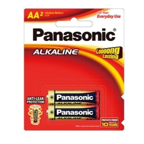 Panasonic Alkaline AA Battery 2 PCS LR6T/2B