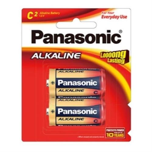 Panasonic Alkaline C-Size Battery 2 PCS LR14T/2B