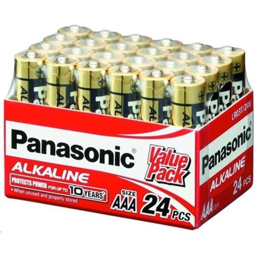 Panasonic Battery Alkaline AAA 24pcs Bulk Pack LR03T/24V