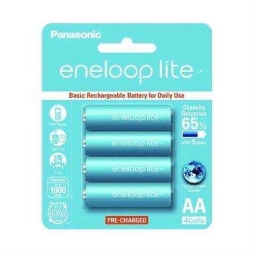 Panasonic Eneloop Lite AA Rechargeable Battery 4 PCS (1000mAh) BK-3LCCE/4BT