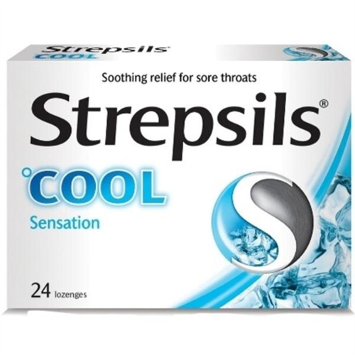 Strepsils Cool Sensation Lozenges Pack of 24s