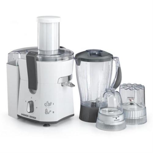 Black & Decker 500W Juicer + Blender + Grinder + Mincer JBGM600-B5