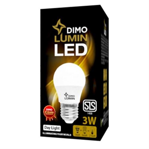 Dimo Lumin LED A3 Bulb E27 3W Day Light Screw Type