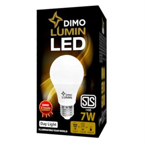 Dimo Lumin LED A3 Bulb E27 7W Day Light Screw Type