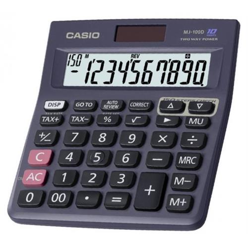 Casio MJ-100D Calculator Black -10 Digits