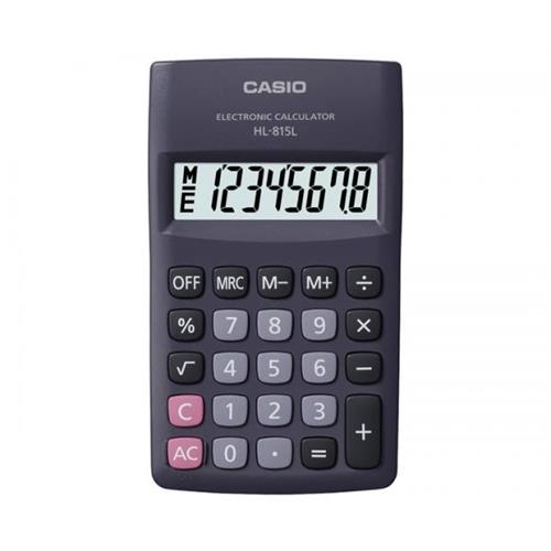 Casio Practical Battery Operated Calculator Black HL-815L-BK