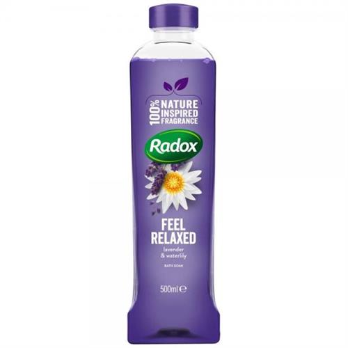 Radox Feel Relaxed with Lavender & Waterlily Bath Soak 500ml