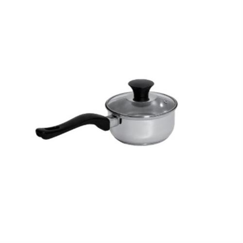 Innovex Stainless Saucepan With Glass Lid 14cm x 7cm ISP001