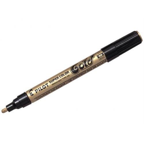 Pilot Super Color Permanent Medium Marker Gold