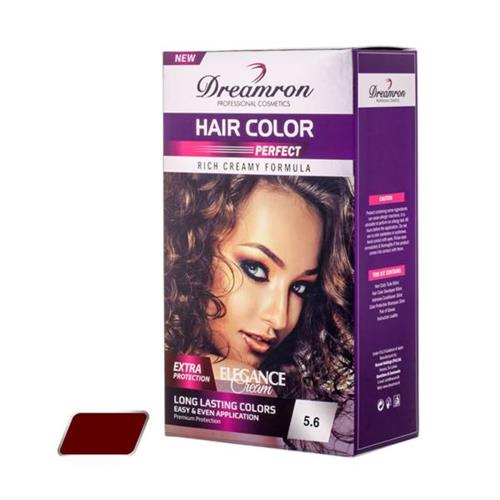 Dreamron Elegance Hair Colour Pack Permanent 5.6 60ml