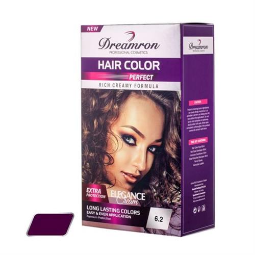 Dreamron Elegance Hair Colour Pack Permanent 6.2 60ml