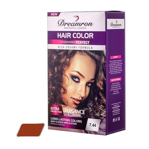 Dreamron Elegance Hair Colour Pack Permanent 7.44 60ml