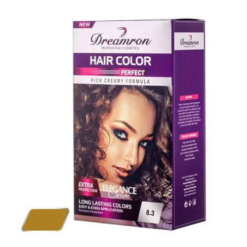 Dreamron Elegance Hair Colour Pack Permanent 8.3 60ml