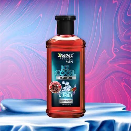 4Rever Mens Ice Cool Hair Oil Welmadata 100ml