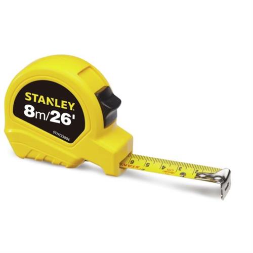 Stanley Short Tape Rules 8m 26 X 25MM OGS-STHT33994-8