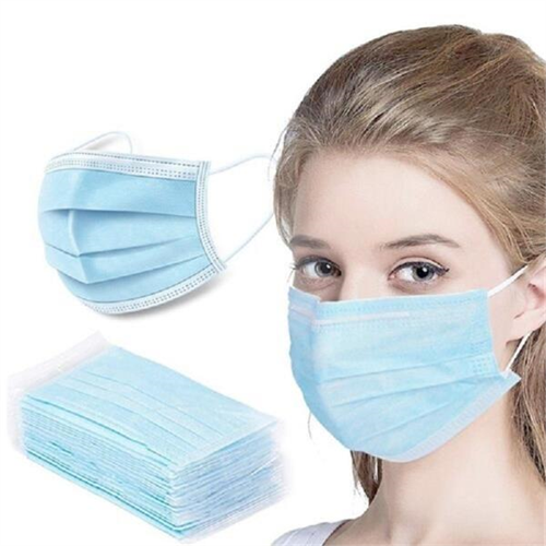 Imported Face Masks 3 Ply Ear Loop Tie On Pack of 50