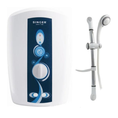 Singer SWH118E Instant Shower Water Heater 5 Spray Patterns