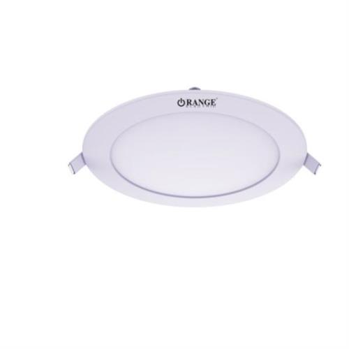 Orange Ceiling Recess Flat Circular Panel 12W Day Light