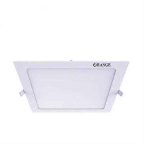 Orange Ceiling Recess Flat Square Panel 18W Day Light (720-1605)