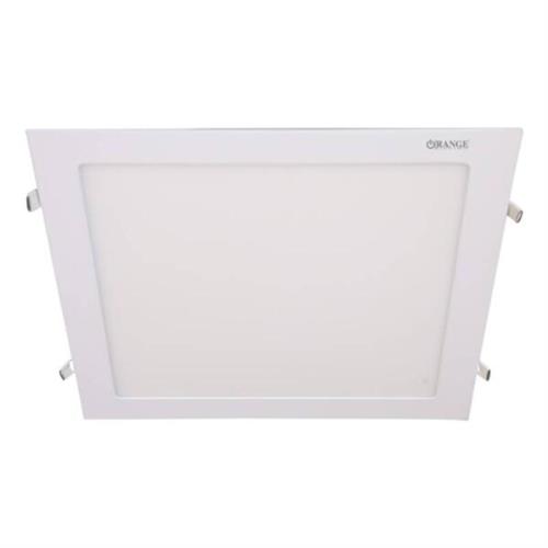 Orange LED Panel Light 24W Square Frame-Recessed Warm White 3000K With Driver Unit (720-1608)