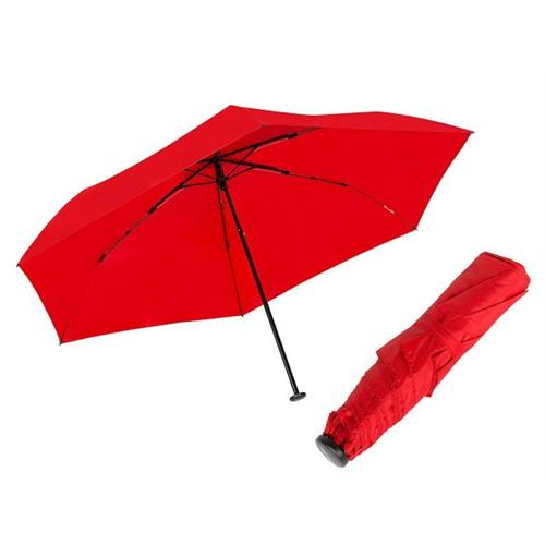 Mini Travel Umbrella Lightweight Compact Portable Red