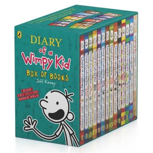 Diary Of A Wimpy Kid Box Of Books Books 1-13 Diy Book