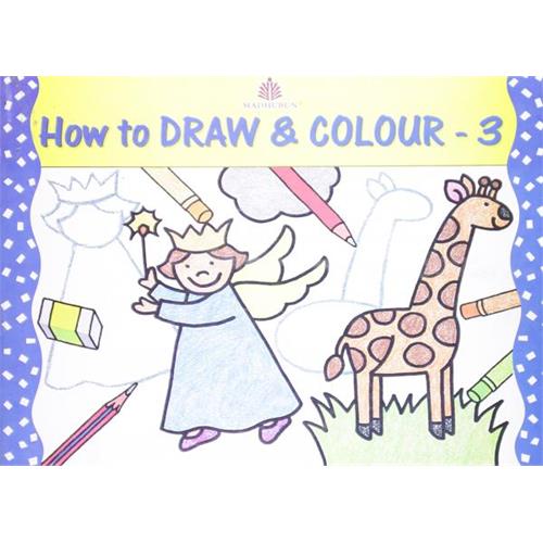 How to Draw and Colour 3 Children Work Book