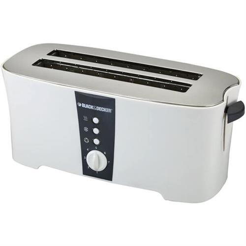 Black & Decker 4 Slice Long Cool Touch Toaster ET124-B5